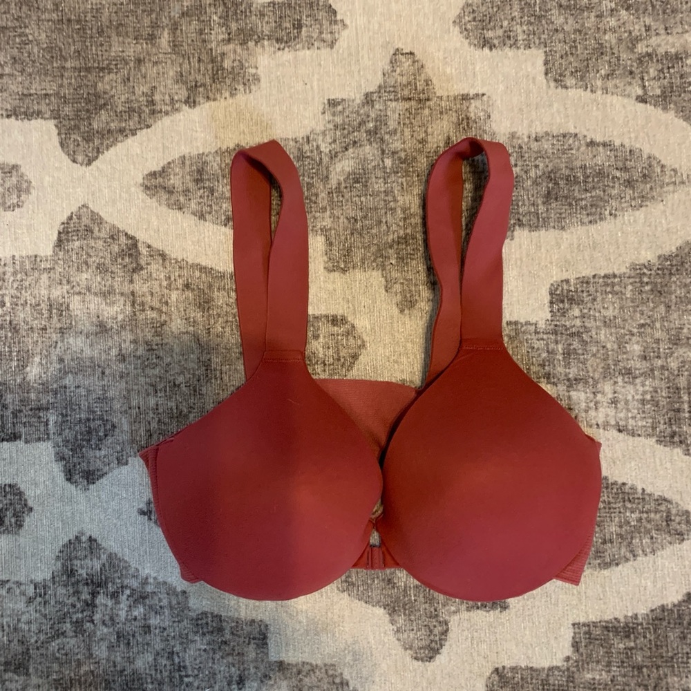 SPANX Bra-llelujah Red Lightly Lined Full Coverage Bra